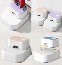 Step Stool Kids Foot Step Up - Sturdy Strong Anti Slip Toddlers Potty Training Kids stool _Purple_White_ _ Amazon_co_uk_ Baby Products